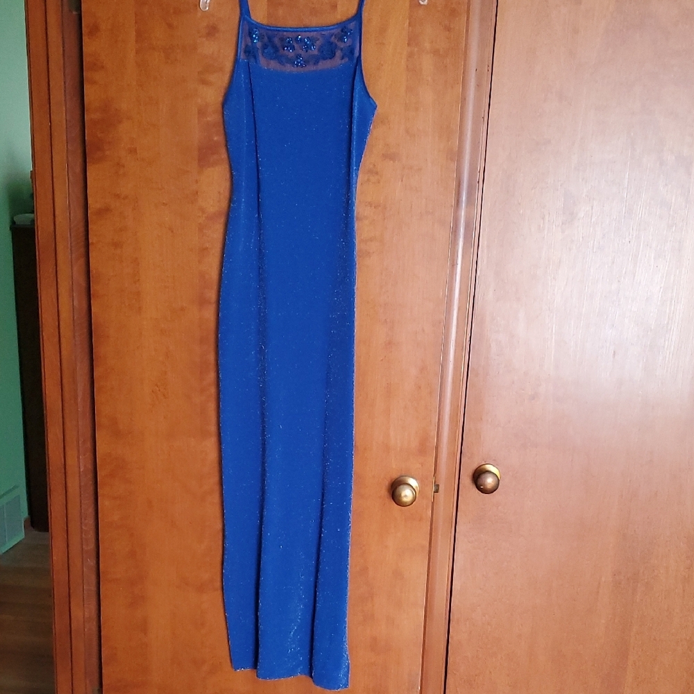 Elegant Blue Evening Dress